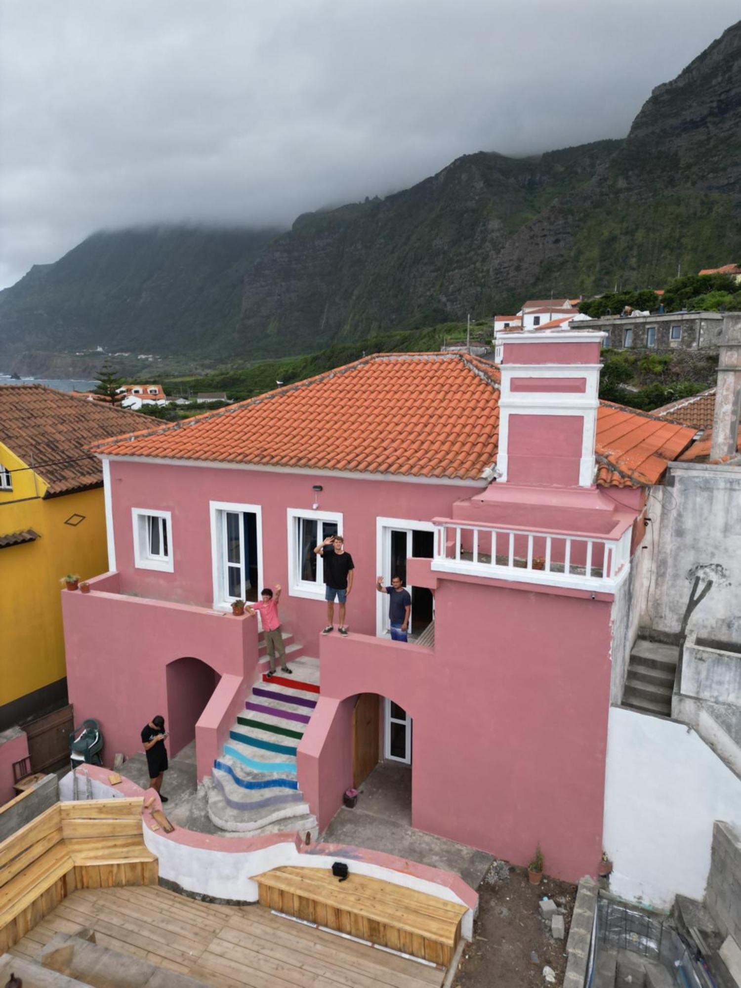 The Pink House Faja Grande Exterior foto