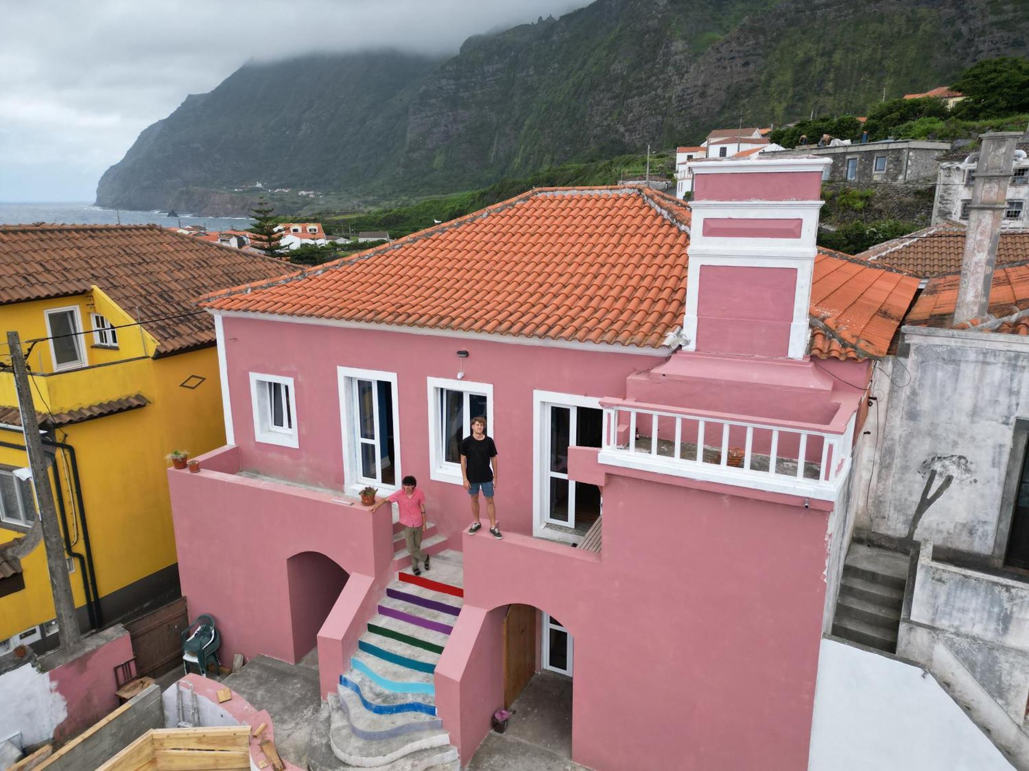 The Pink House Faja Grande Exterior foto